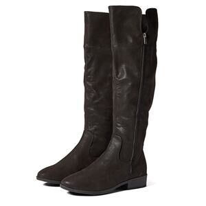 MIA Women's Carsyn Tall Shaft Boots Size 6M Black Vegan Leather Side Zipper NWOB